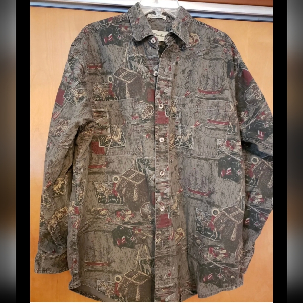 Eddie Bauer Elkhorn canvas shirt